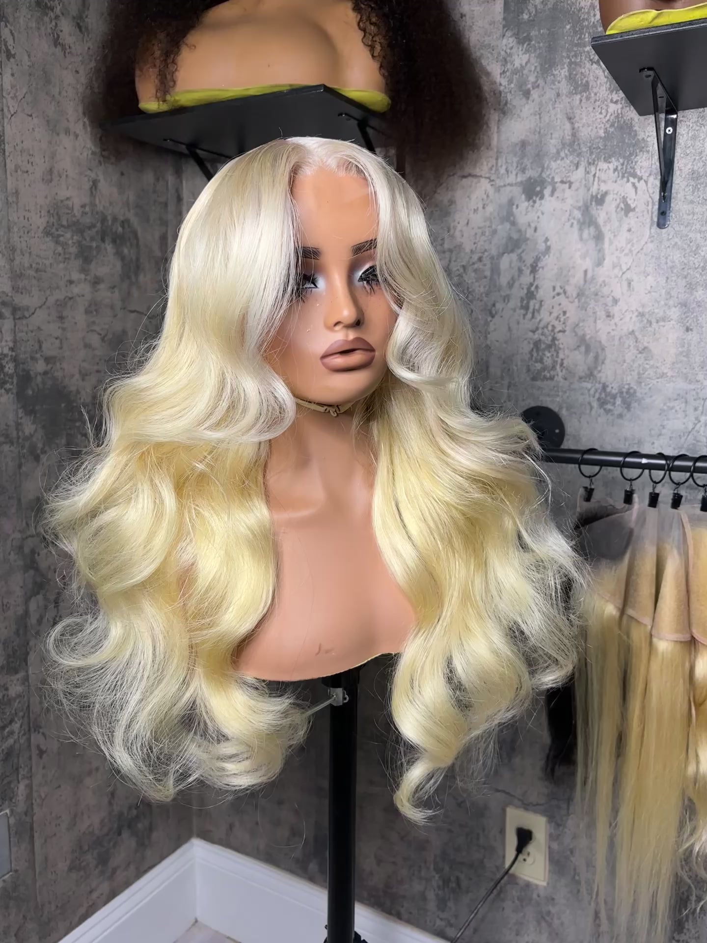 613 Blonde 28 inch HD Human Hair Lace Front Wig 13x6